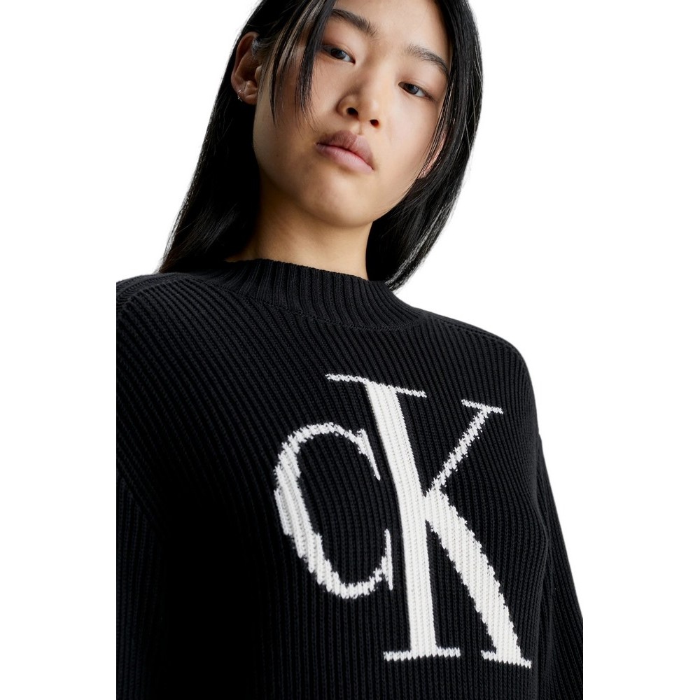 Calvin klein store black sweater dress